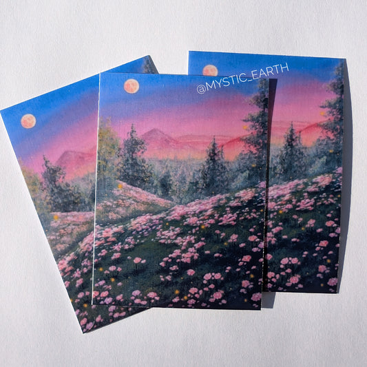 Into the Forest Stickers 3"x2"