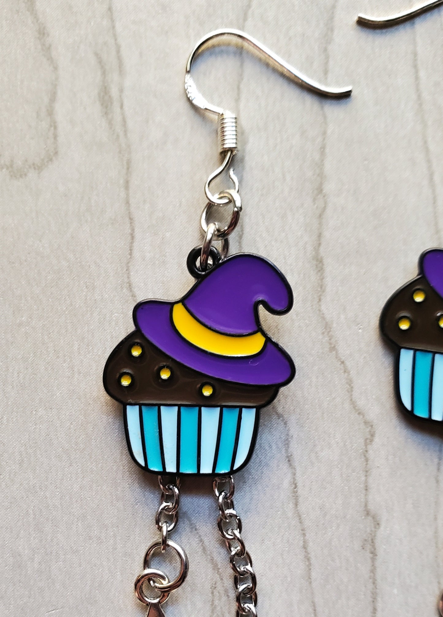 Spooky Cupcake Earrings