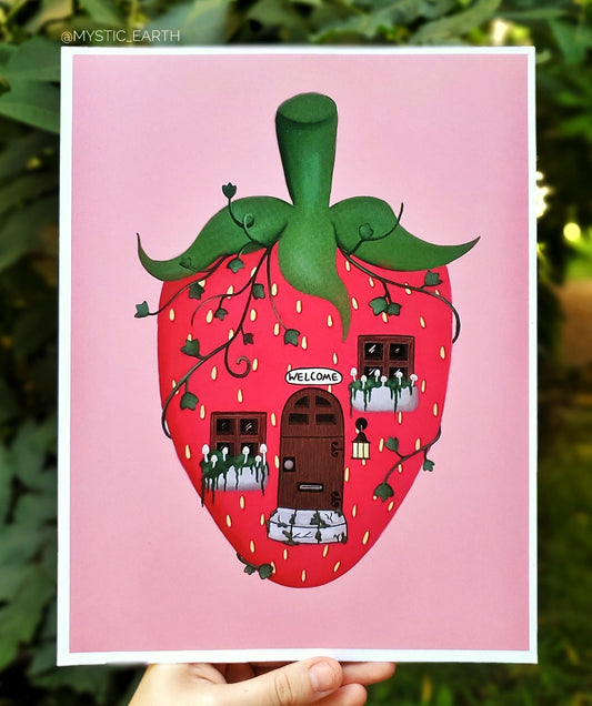 Strawberry House Prints