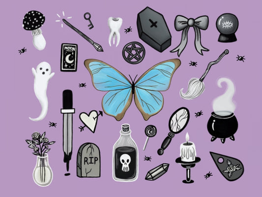 Pearl Morpho Butterfly Prints