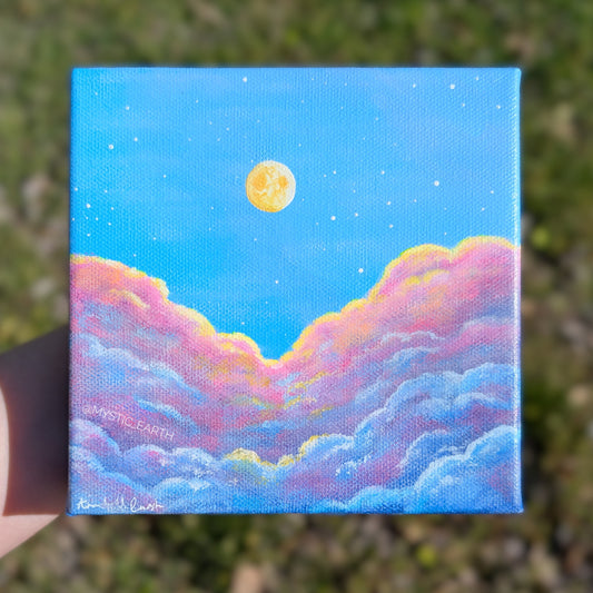 Iridescence Painting 6"x6"
