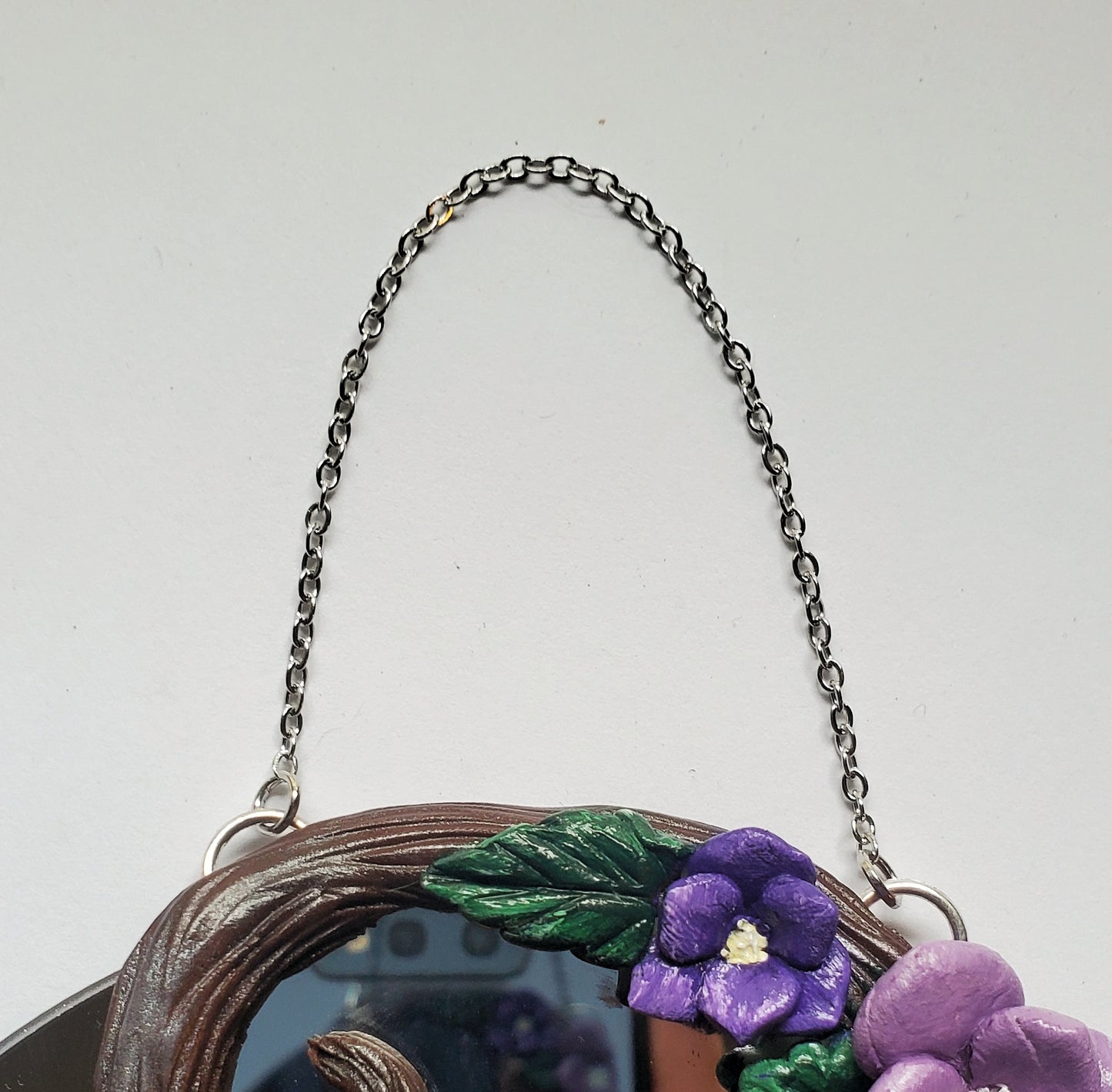Amethyst Purple Magnolia Mirror