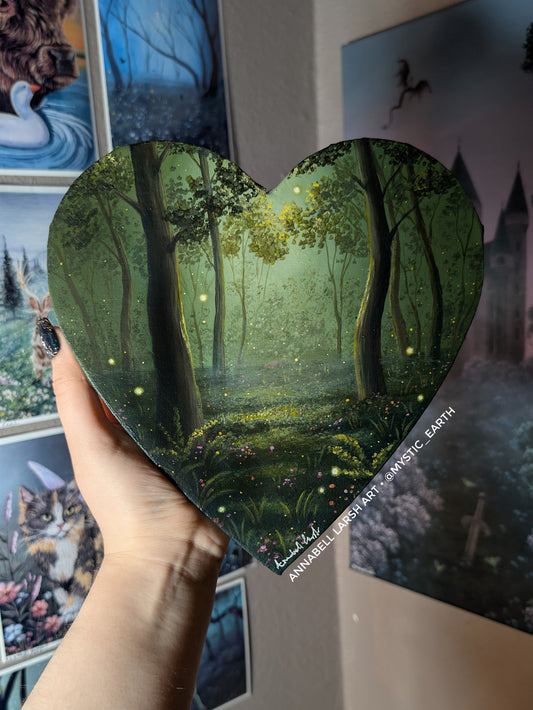 The Golden Woods 8" Painting