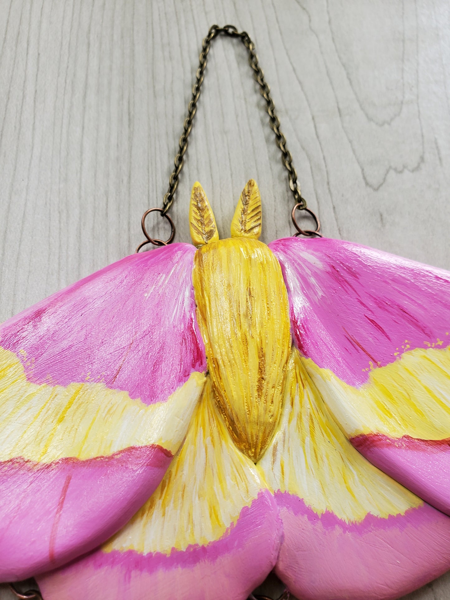 Rosy Maple Moth Wall Hanging