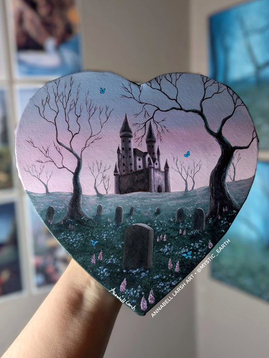 Haunted Castle 8" Painting