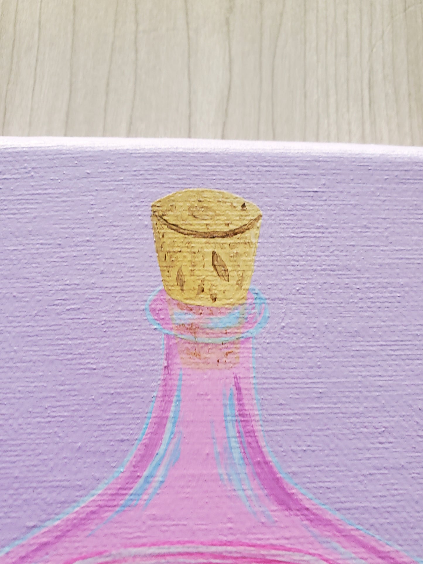Crystal Potion Bottle Painting