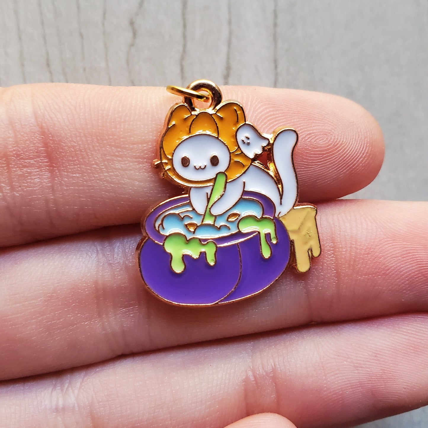 Cauldron Kitty Necklaces