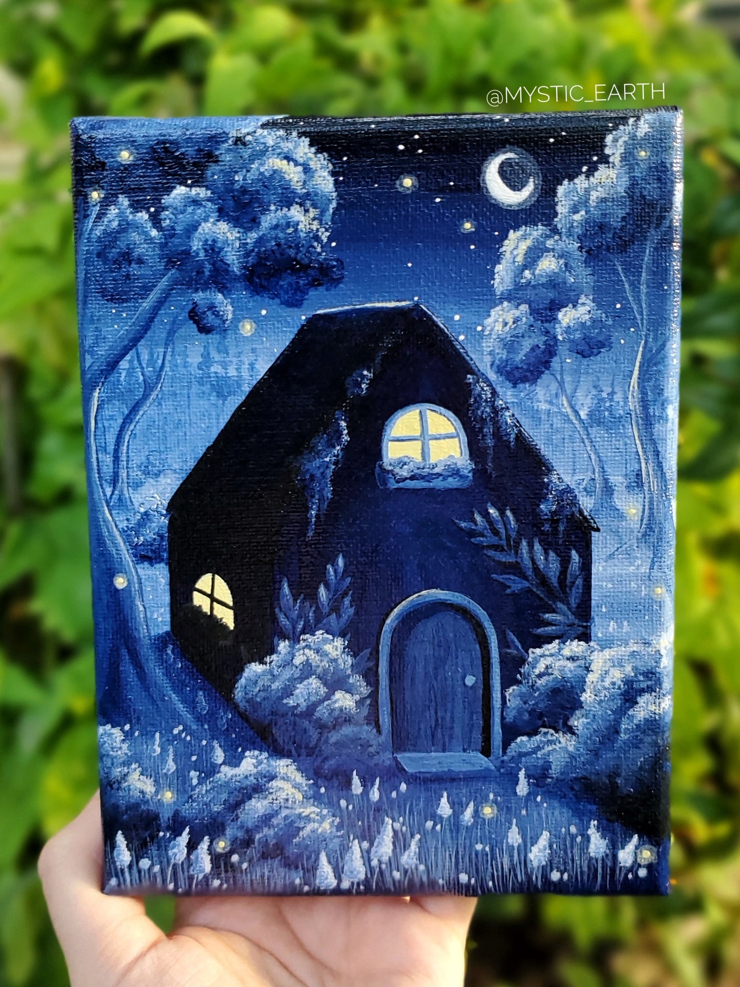 Witch Cottage Painting