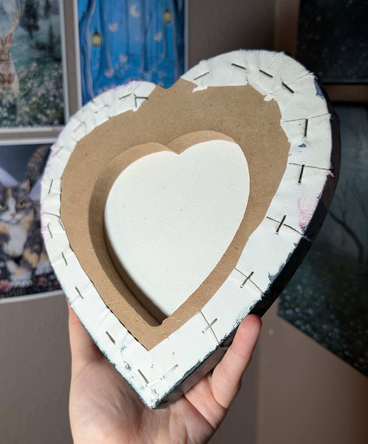 Bleeding Heart Castle 8" Painting