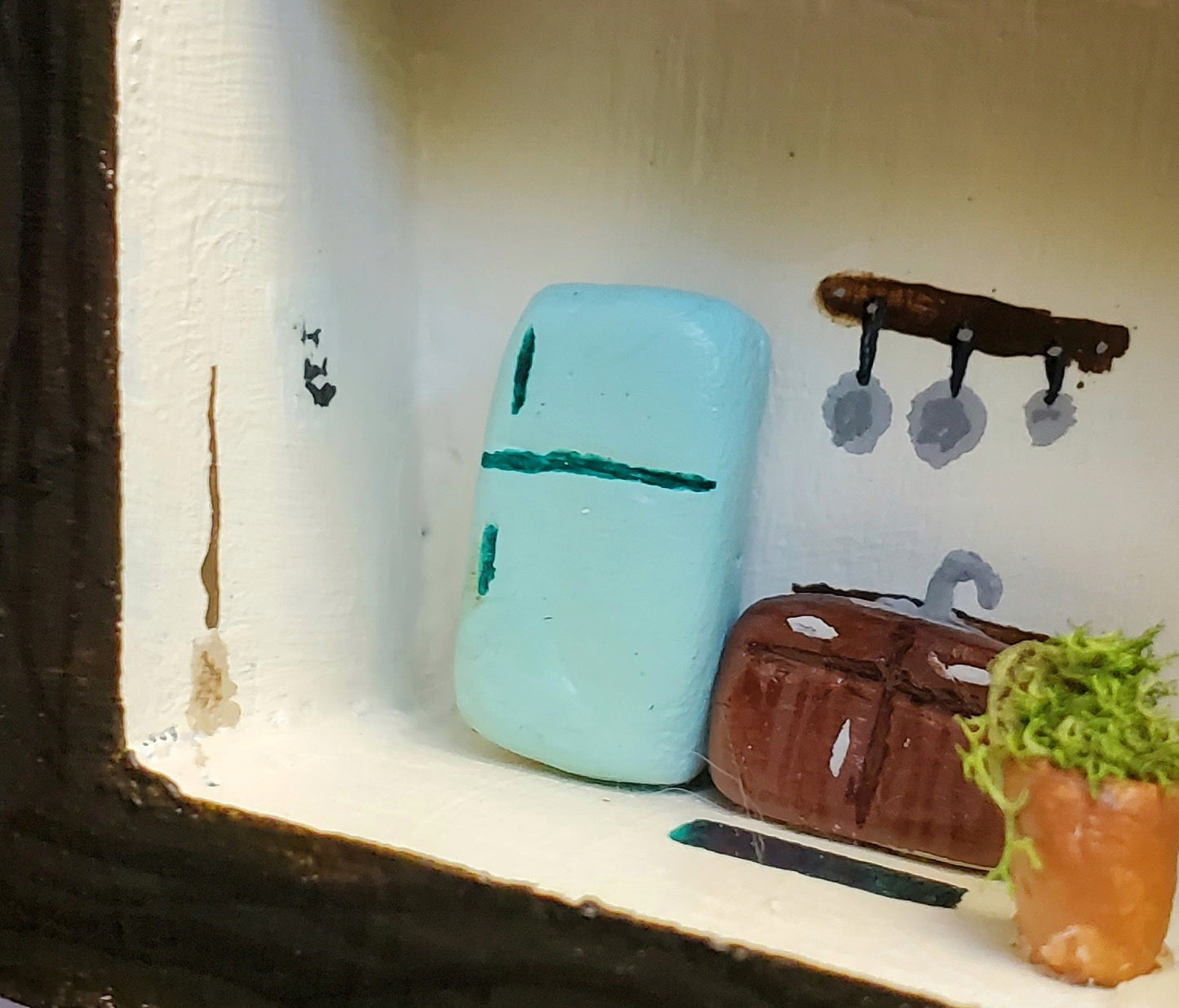 Fairy Cottage Coffin Dollhouse Sculpture