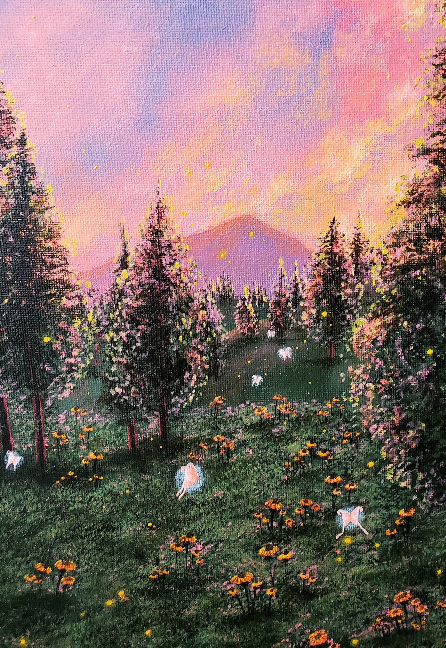 Fairy Forest Painting (Blacklight Reactive)