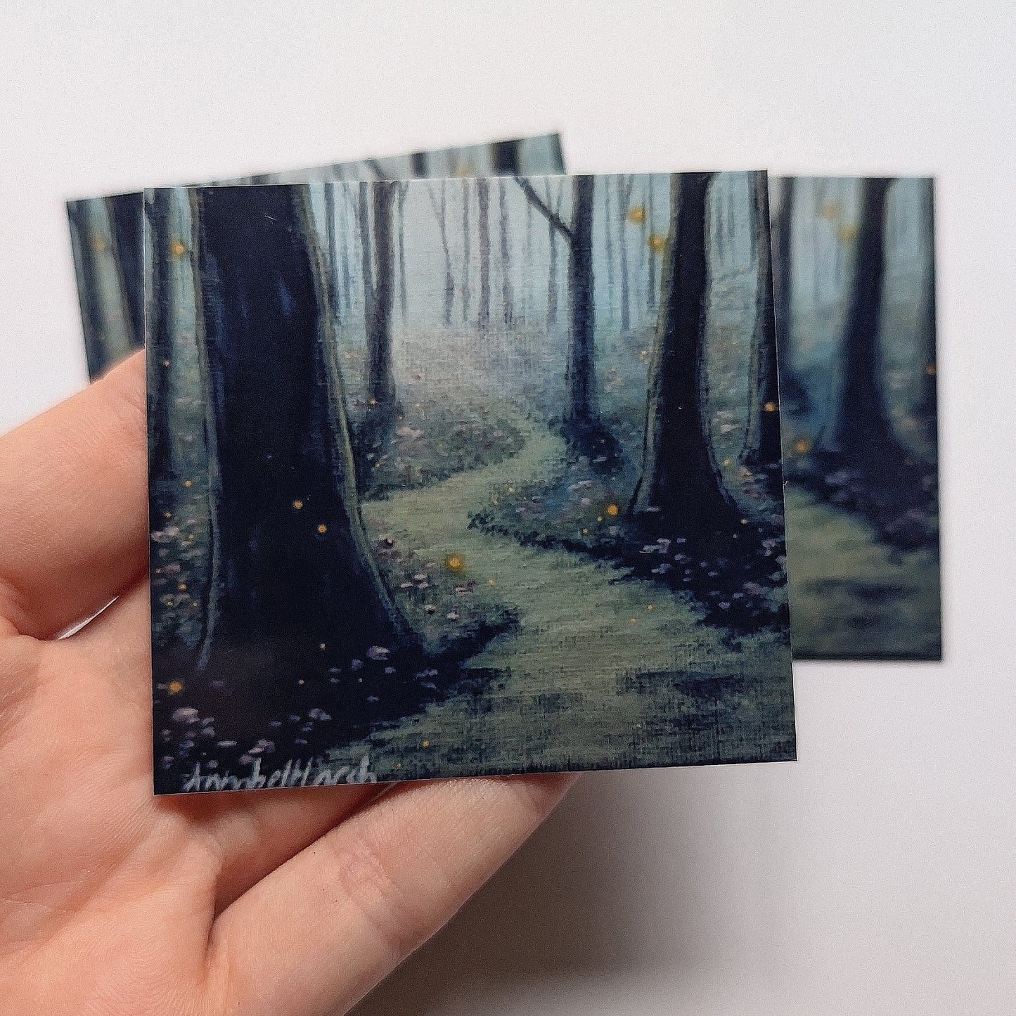Foggy Forest Stickers 2.5"