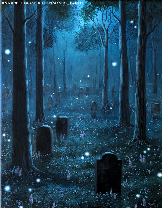 The Twilight Cemetery Prints