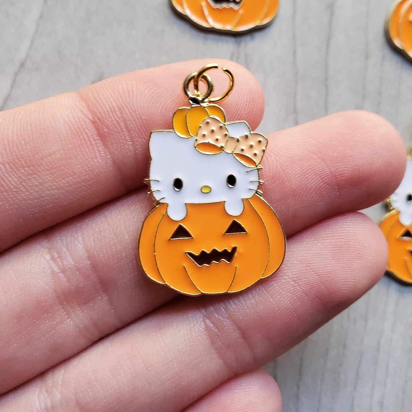 Hello Pumpkin Kitty Necklaces