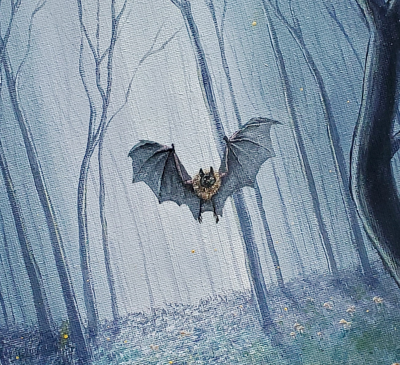 Twilight Forest Painting