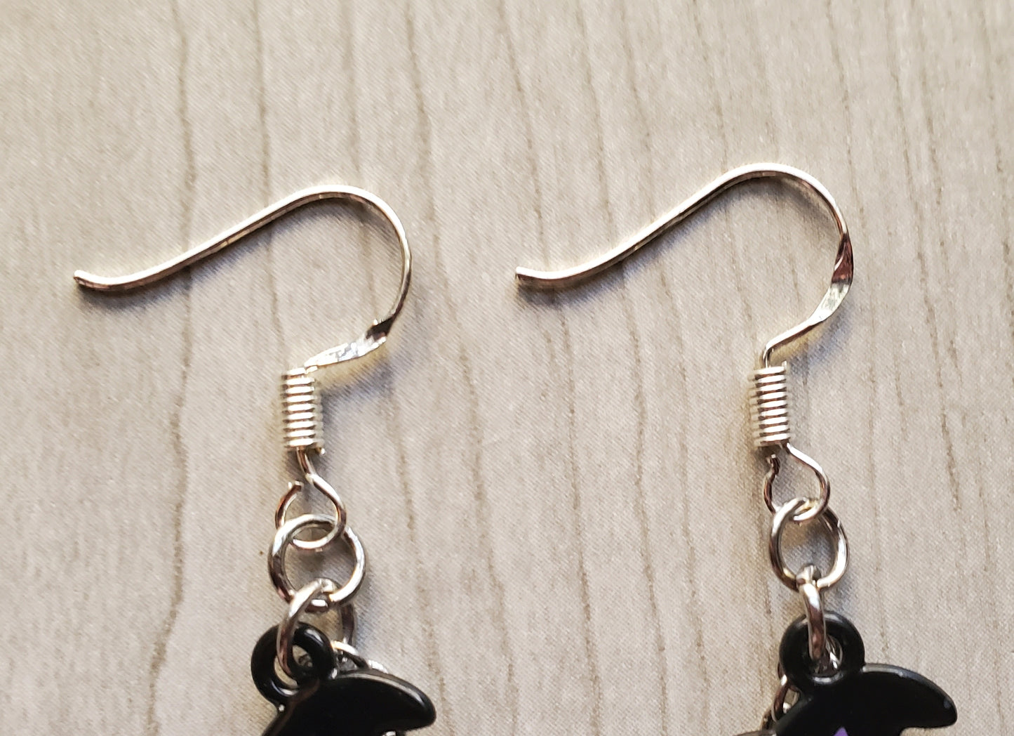 Star Eye Jackolantern Earrings (White)