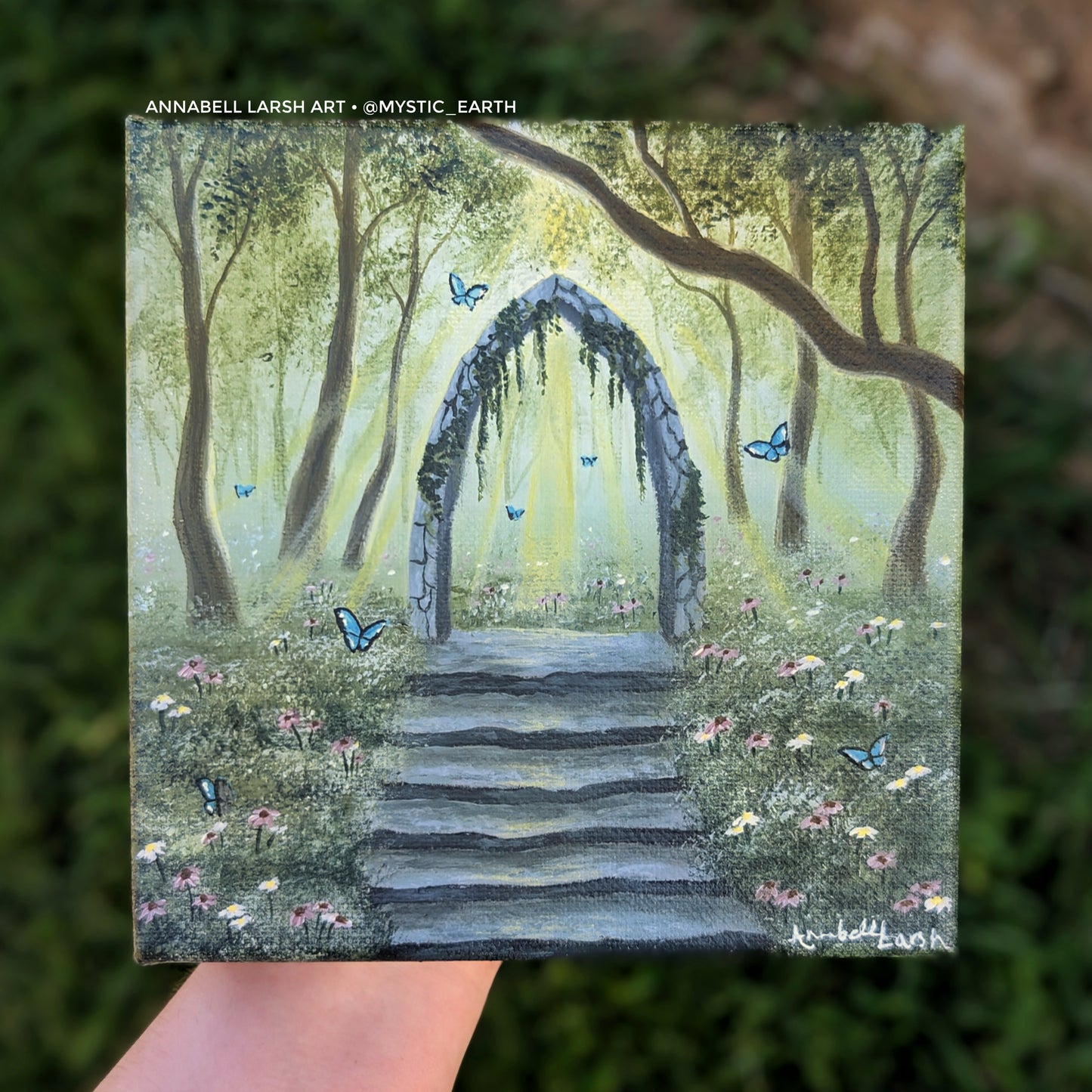 The Portal 6"x6" Painting