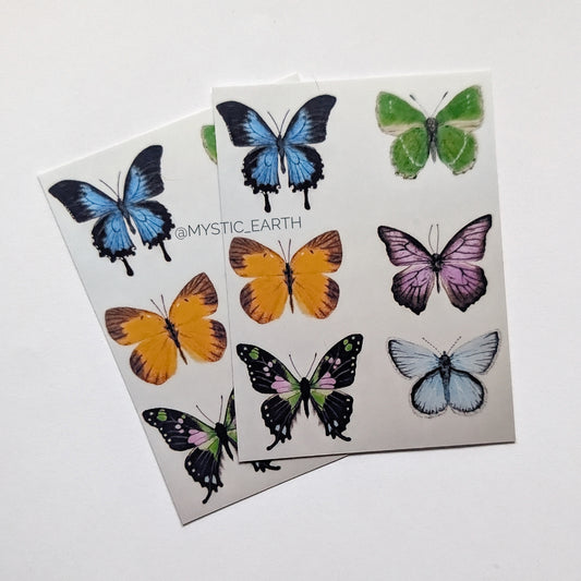 Butterfly Chart Stickers 3"x2"