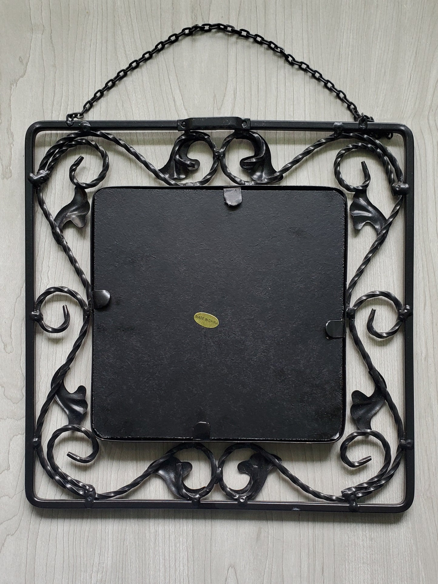 Eyes Drawing in Vintage Frame