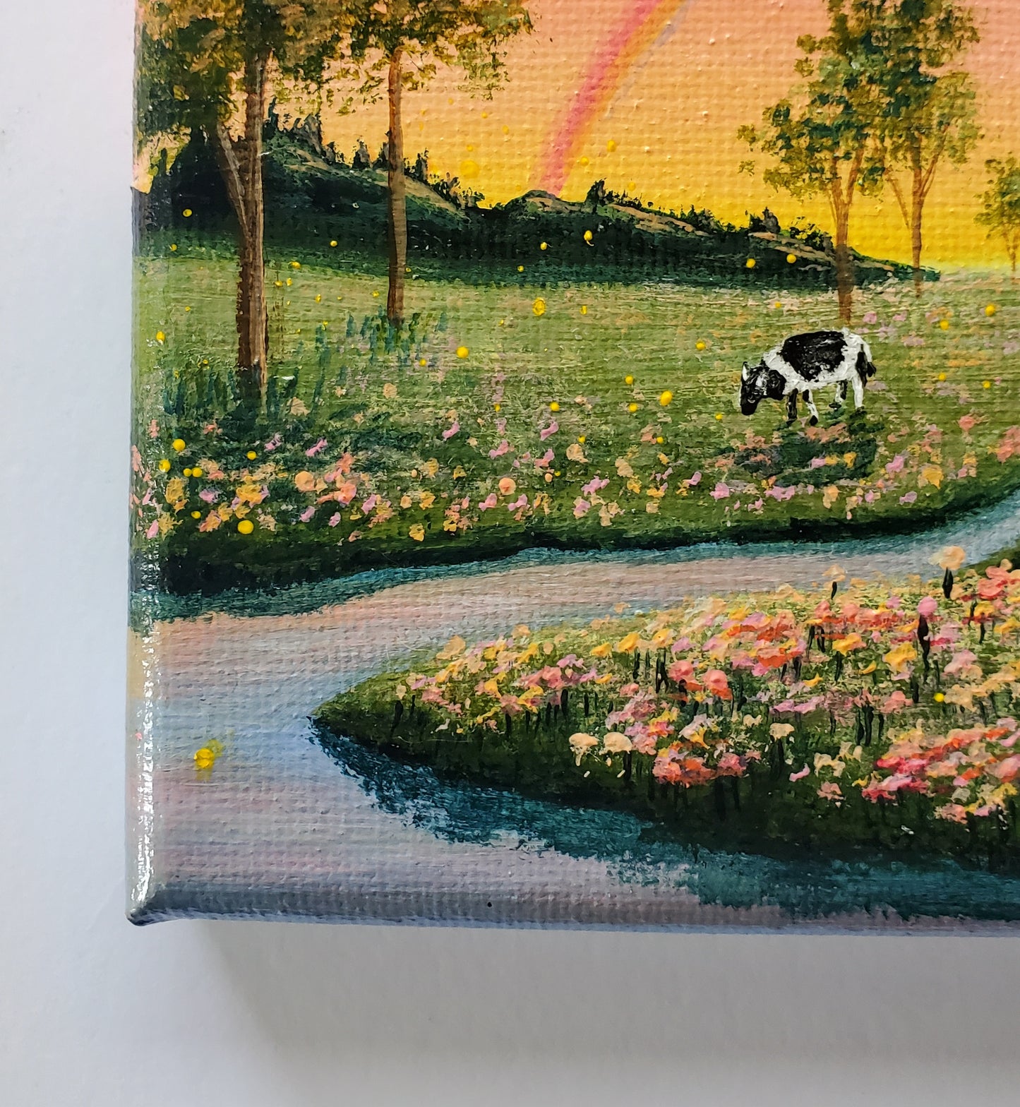 Wildflower Grazing Painting