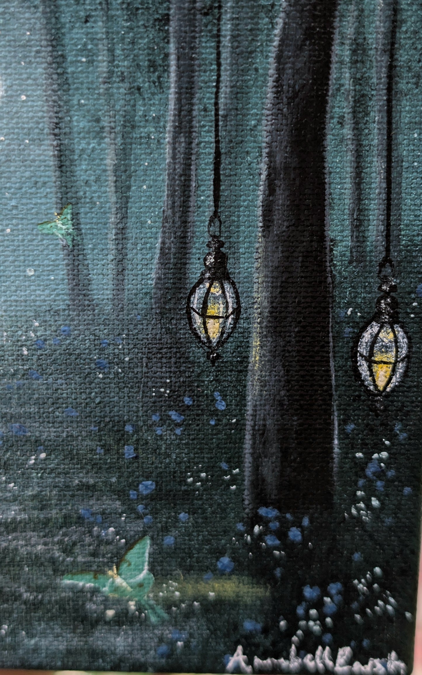 The Night Watch 6"x6" Painting
