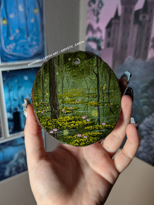 Mini Swamp Portal #1 (choose your ribbon color)