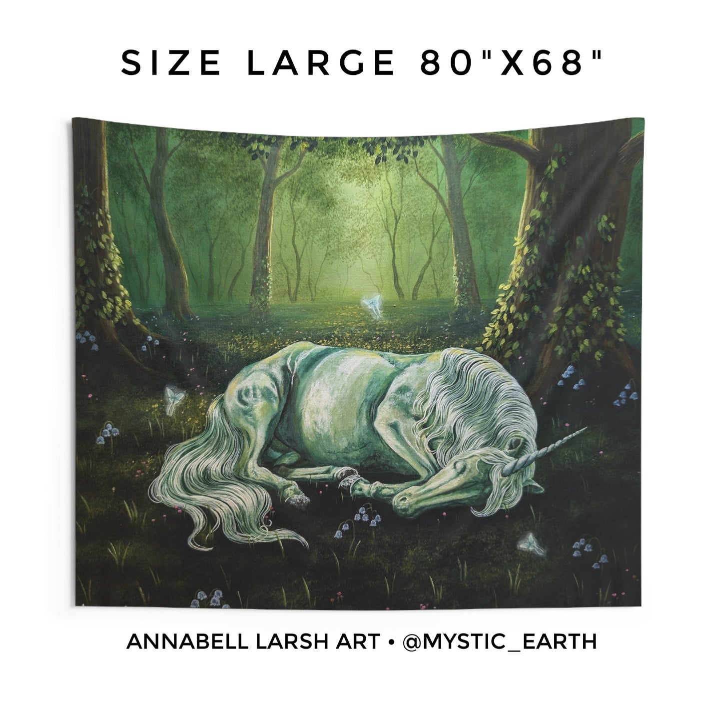 The Unicorns Slumber Tapestries