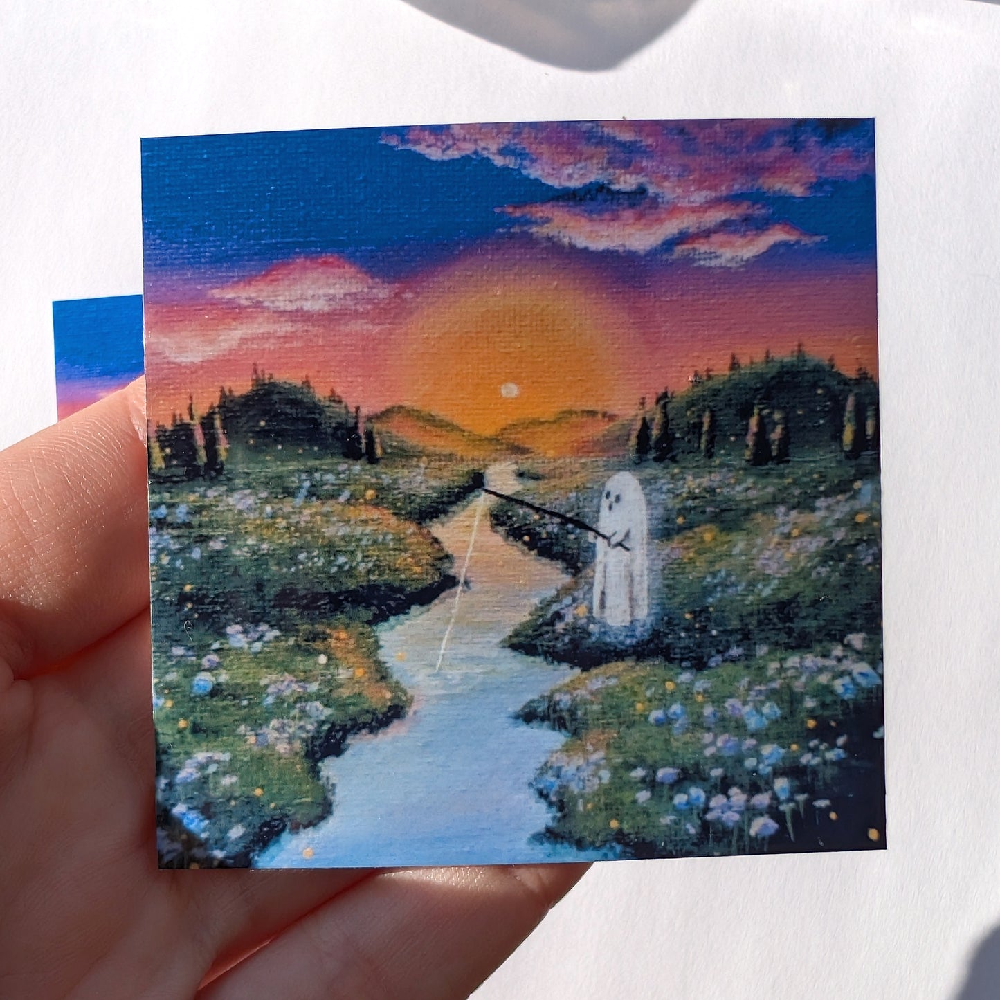 Carl Goes Fishing Stickers 2.5"