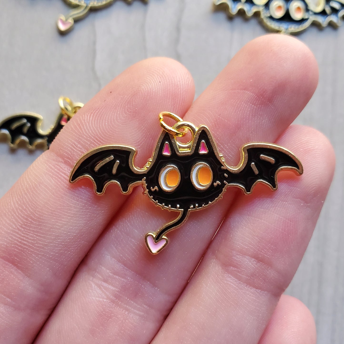 Bat Kitty Necklaces