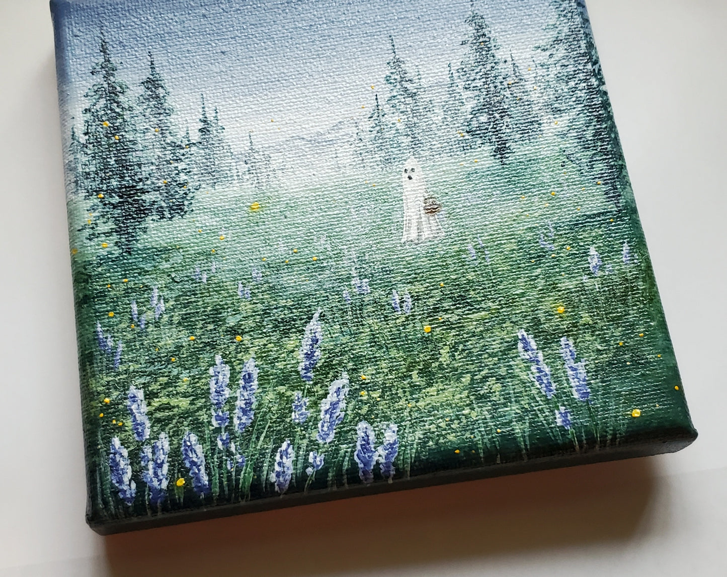 Lavender Foraging Painting