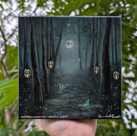 The Night Watch 6"x6" Painting