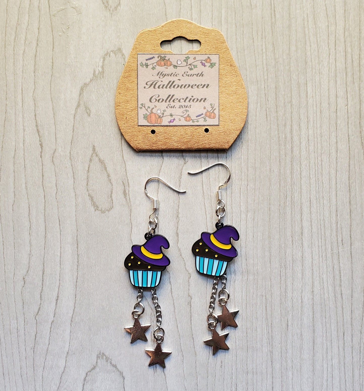 Spooky Cupcake Earrings