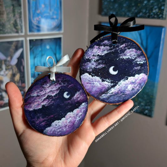 Purple Skies Mini Portal Paintings (sold separately)