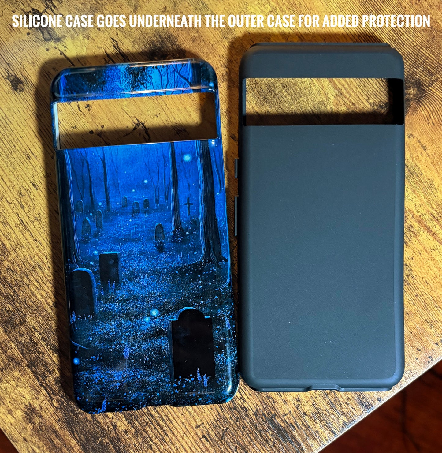 Twilight Cemetery Tough Phone Cases For IPhones 17 Pro through 8