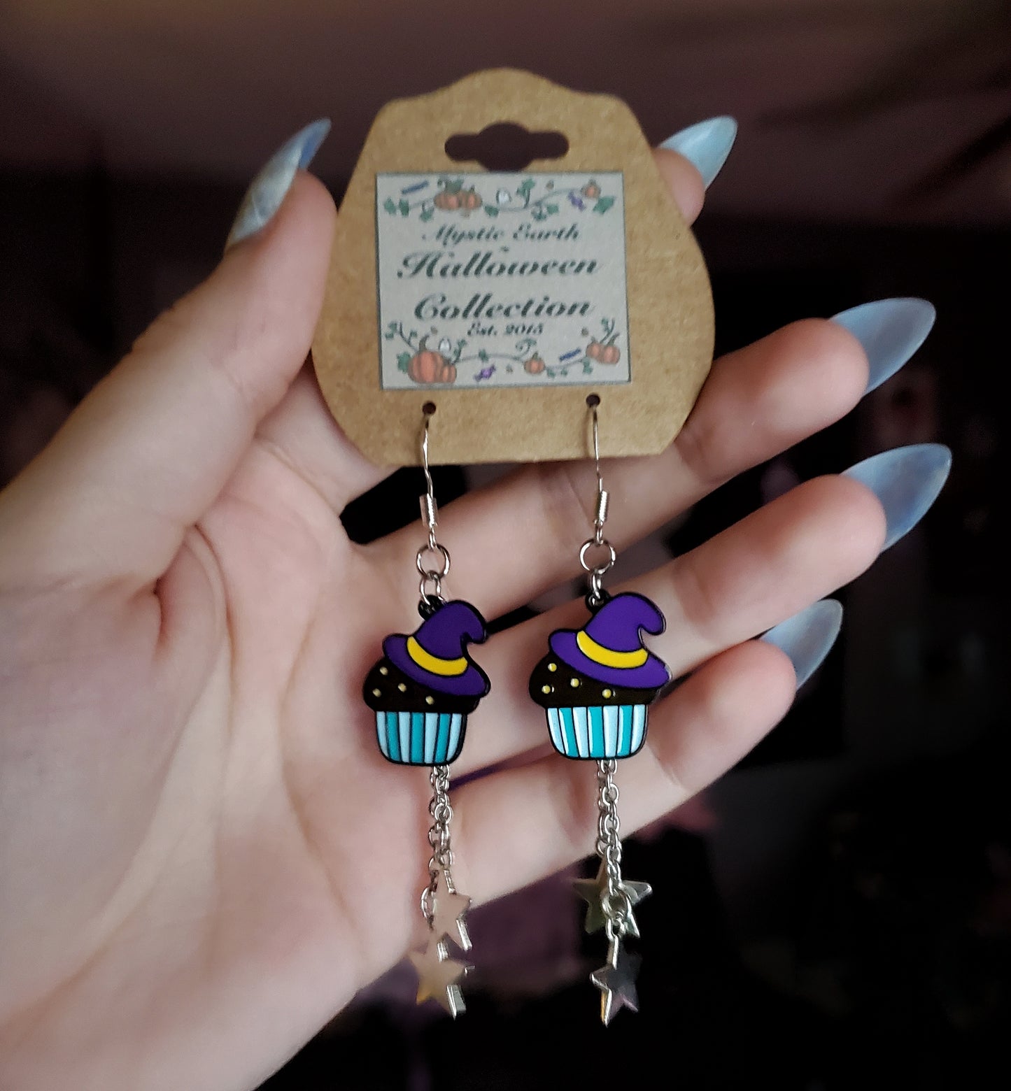 Spooky Cupcake Earrings