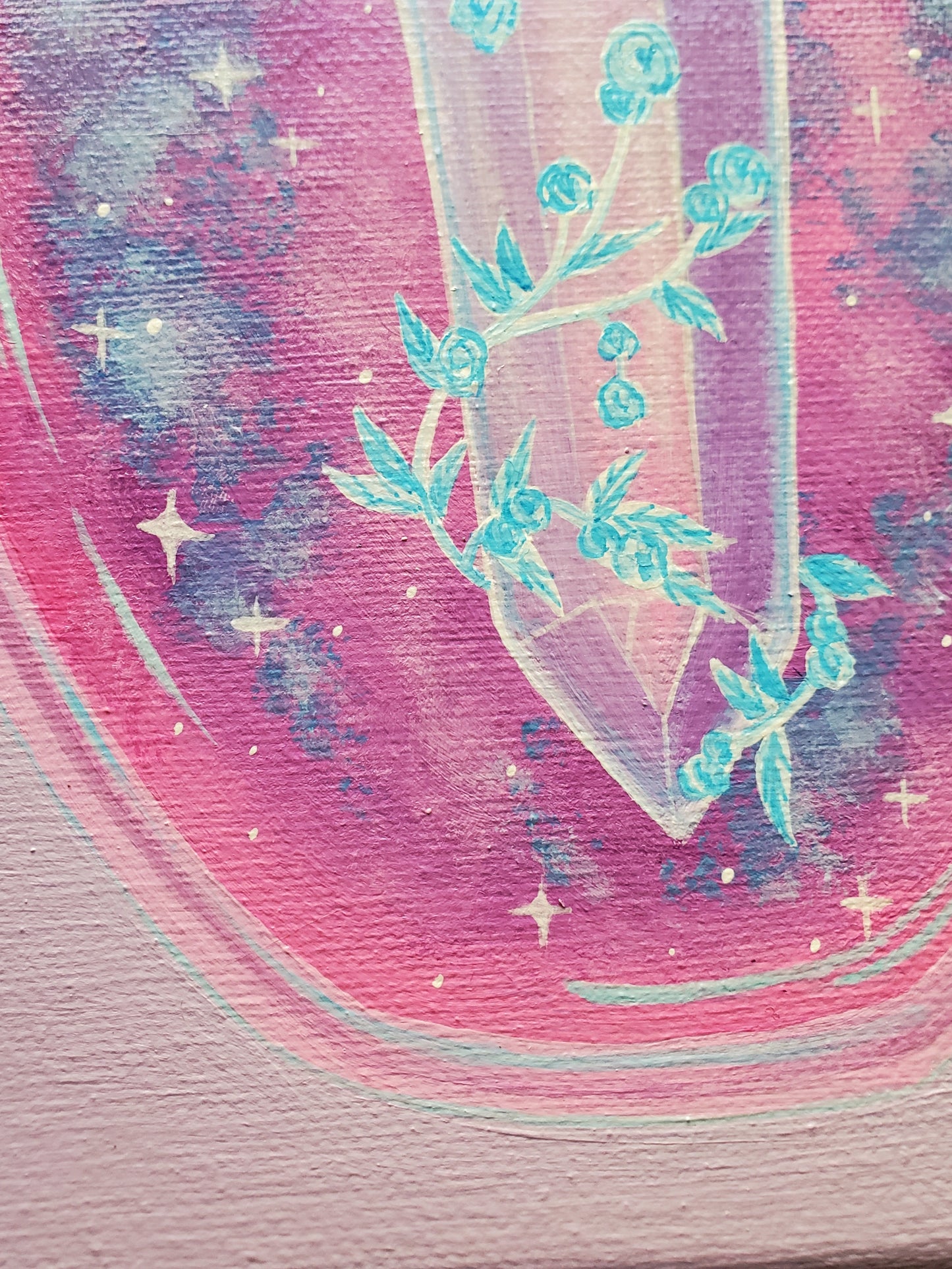 Crystal Potion Bottle Painting