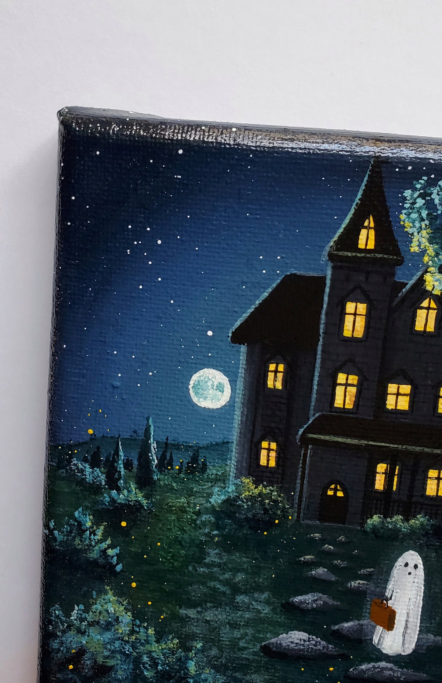 Ghost Mansion Painting