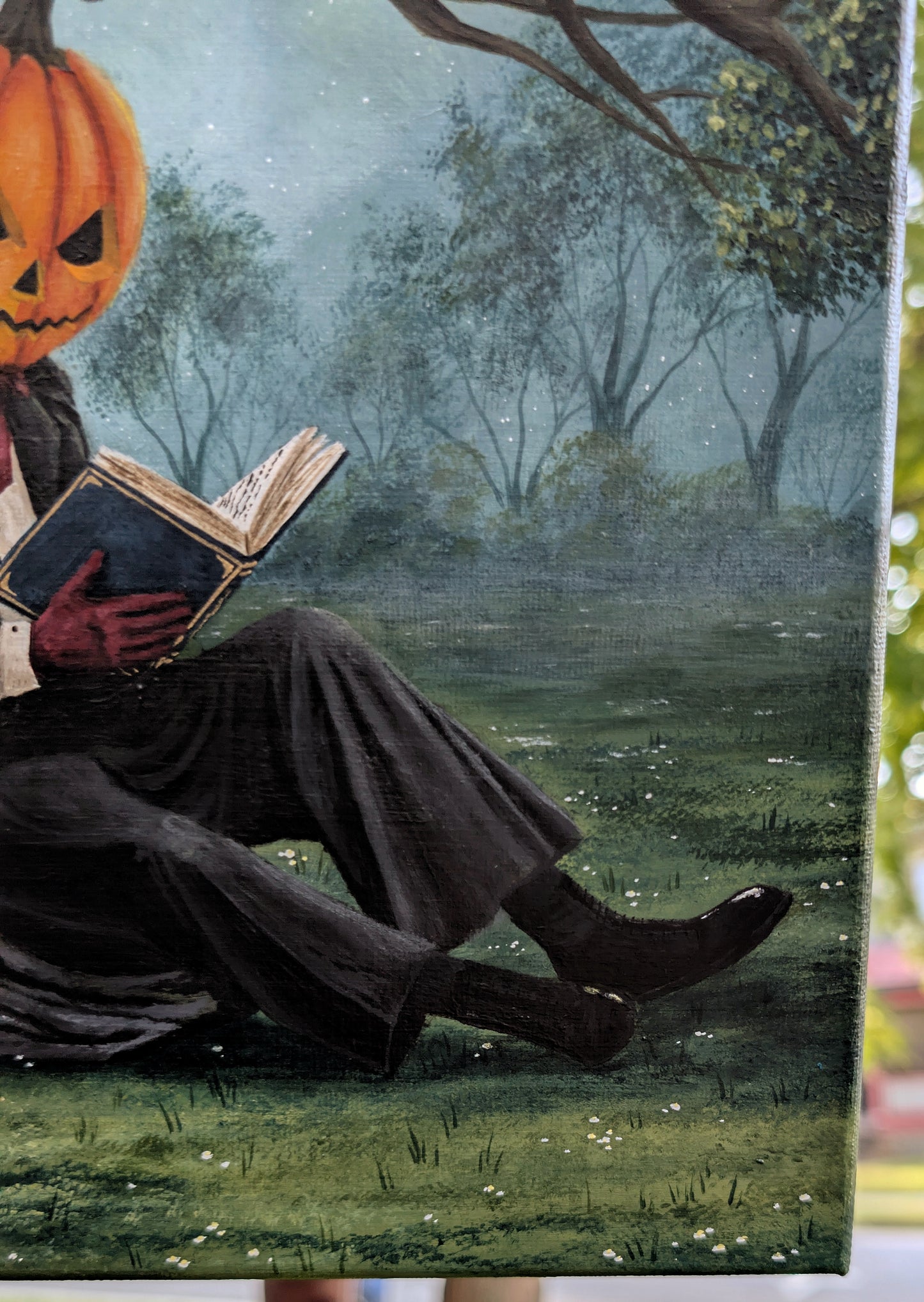 The Headless Horseman 9"x12" Painting