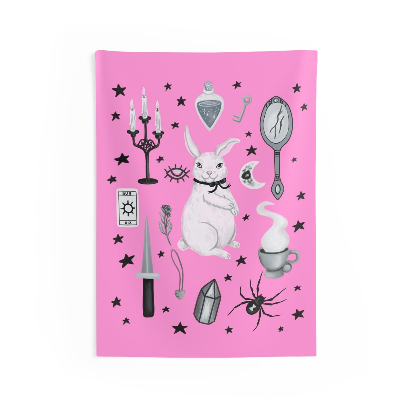 Bunny Familiar Wall Tapestries