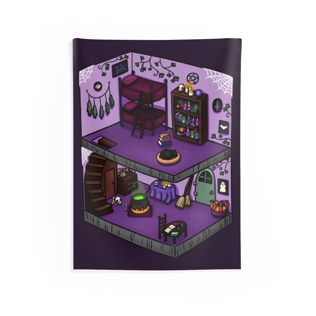 "Halloween Night" House Tapestries
