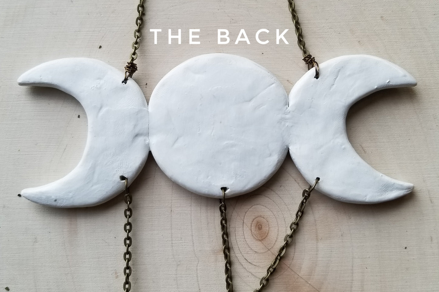 Moon Phase Wall Hanging with Quartz Crystals (Pre Order)