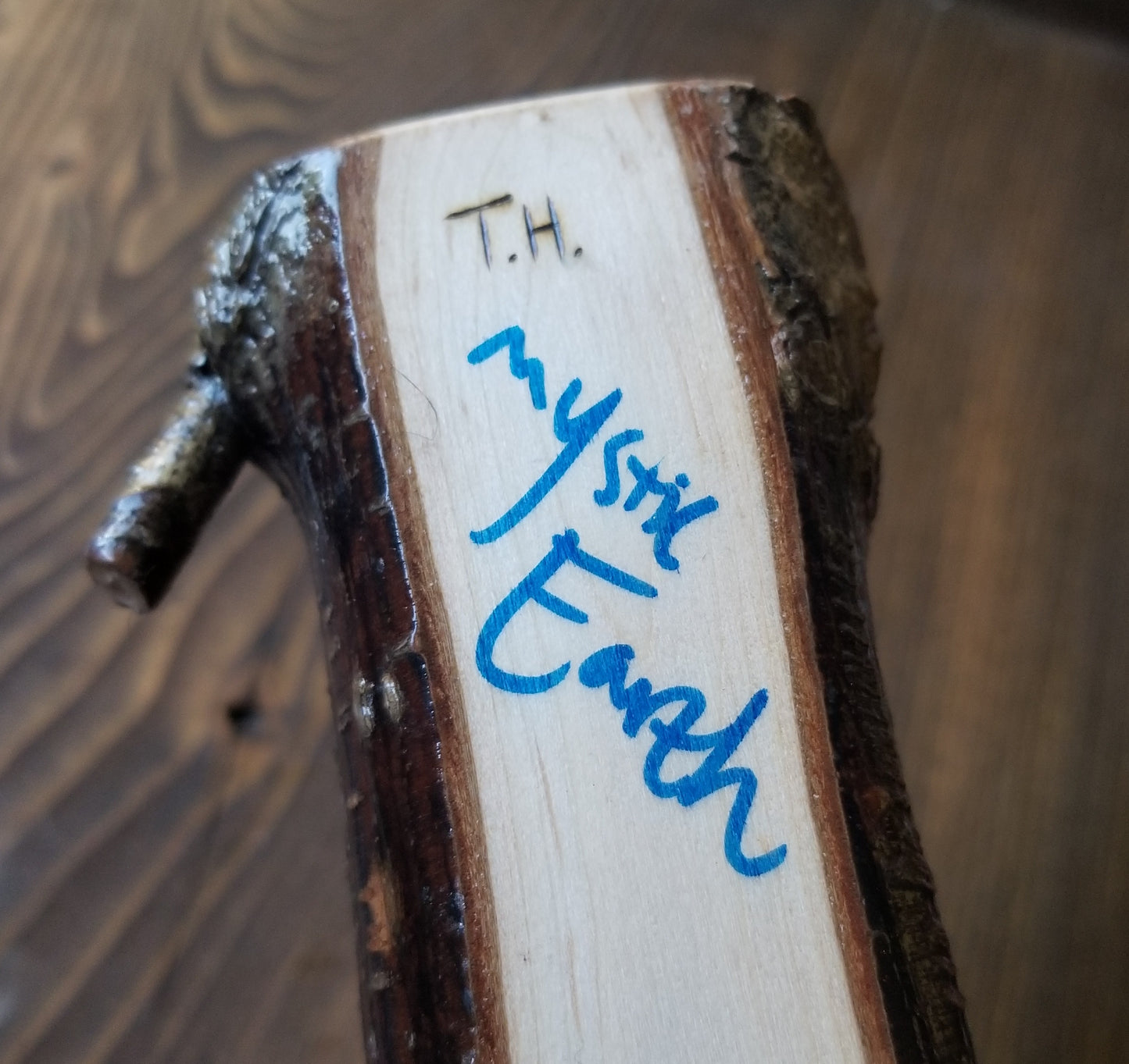 Elemental Incense Burner with Malachite and Hematite Quartz Crystals