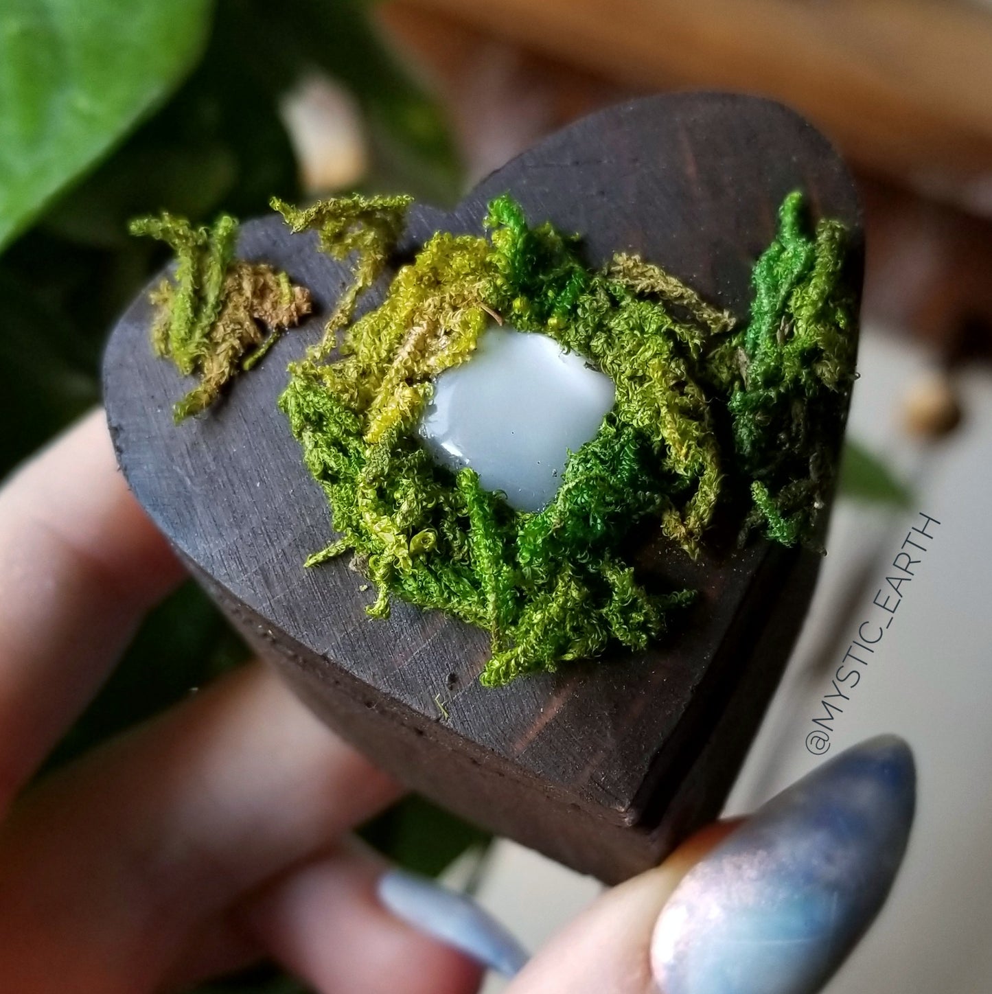 Moonstone Crystal Heart Box