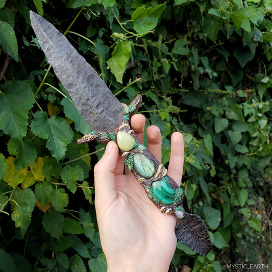 Earth Elemental Athame ~ Mystic Earth x Volundr Forge