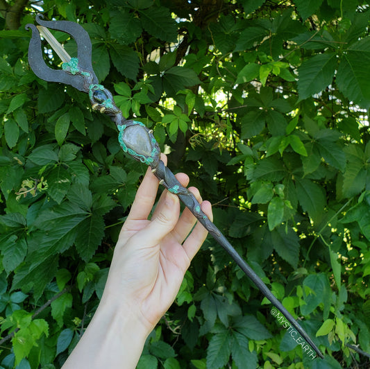 Crystal Wand ~ Mystic Earth x Volundr Forge