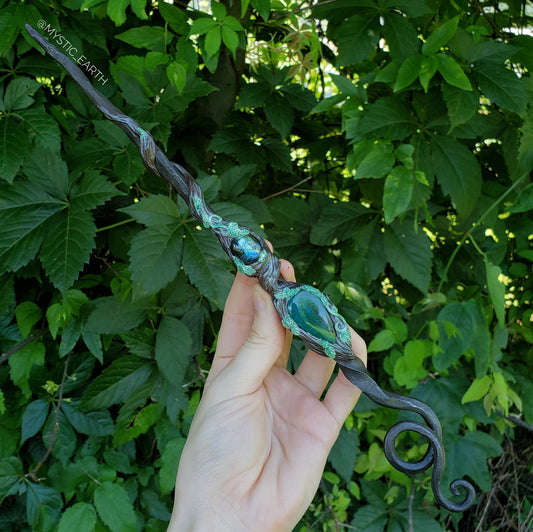 Crystal Wand ~ Mystic Earth x Volundr Forge