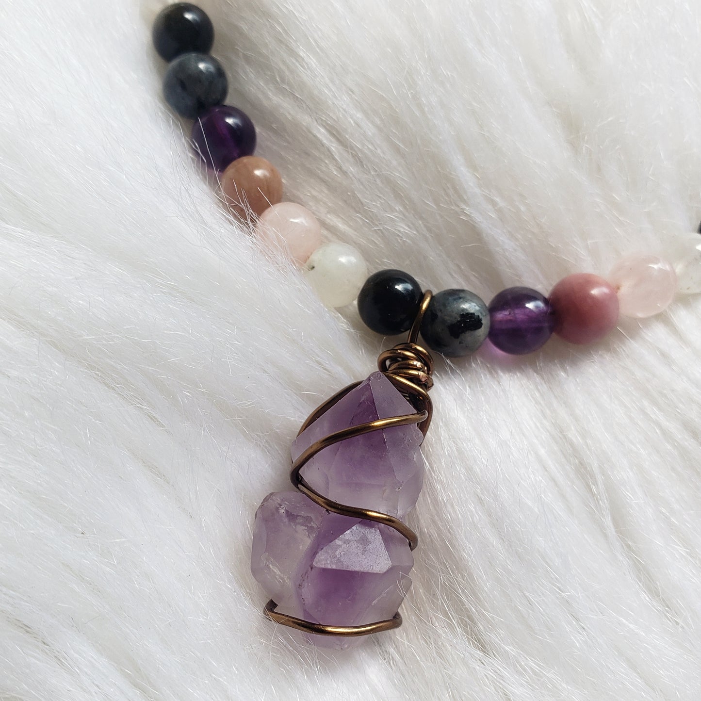 Reserved for Marilu - Beaded Choker