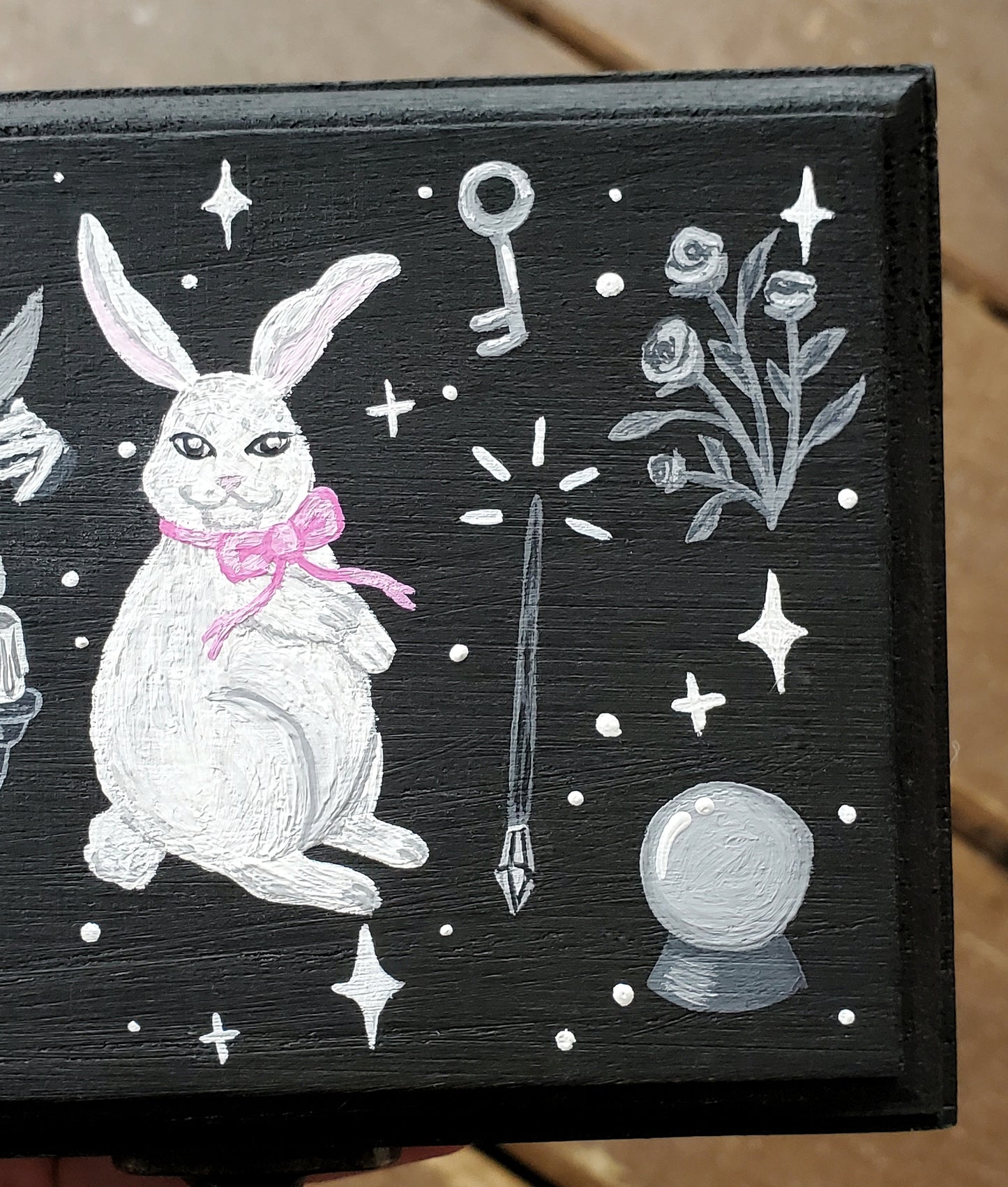 Bunny Familiar Wood Box
