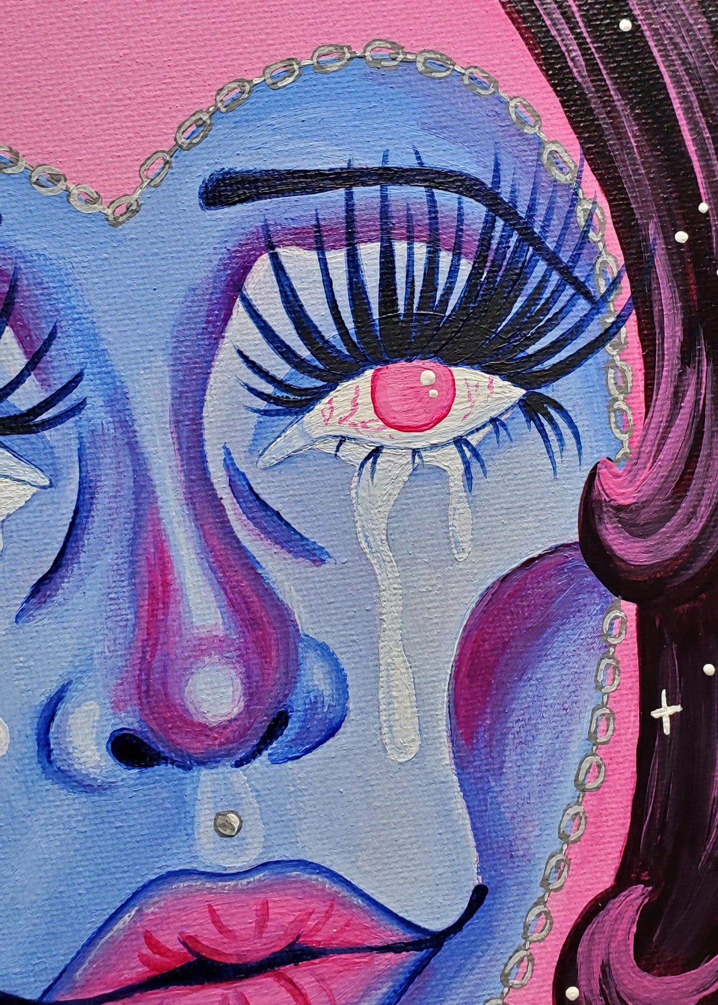 Breaking My Heart Original Canvas Painting