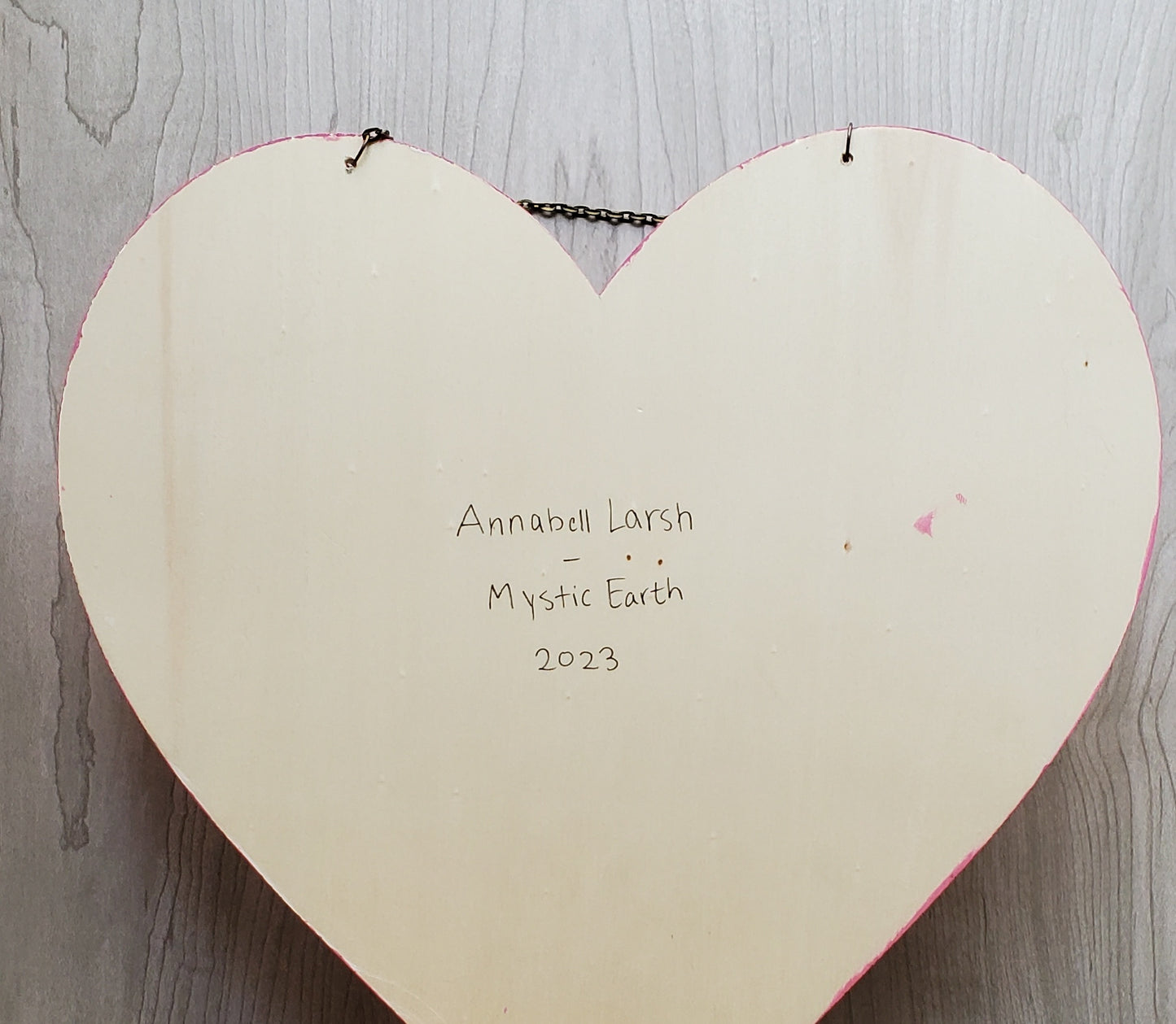 Flying Piggie Painting on Wood